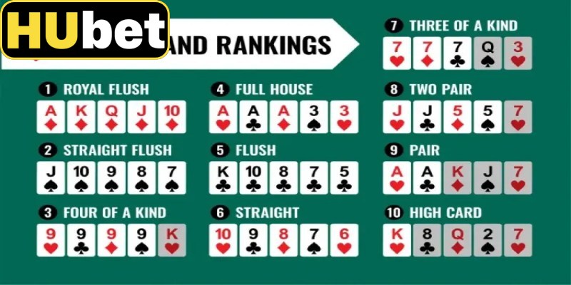 Việc ghi nhớ thứ tự các bộ bài là kiến thức bắt buộc khi học cách chơi xì tố